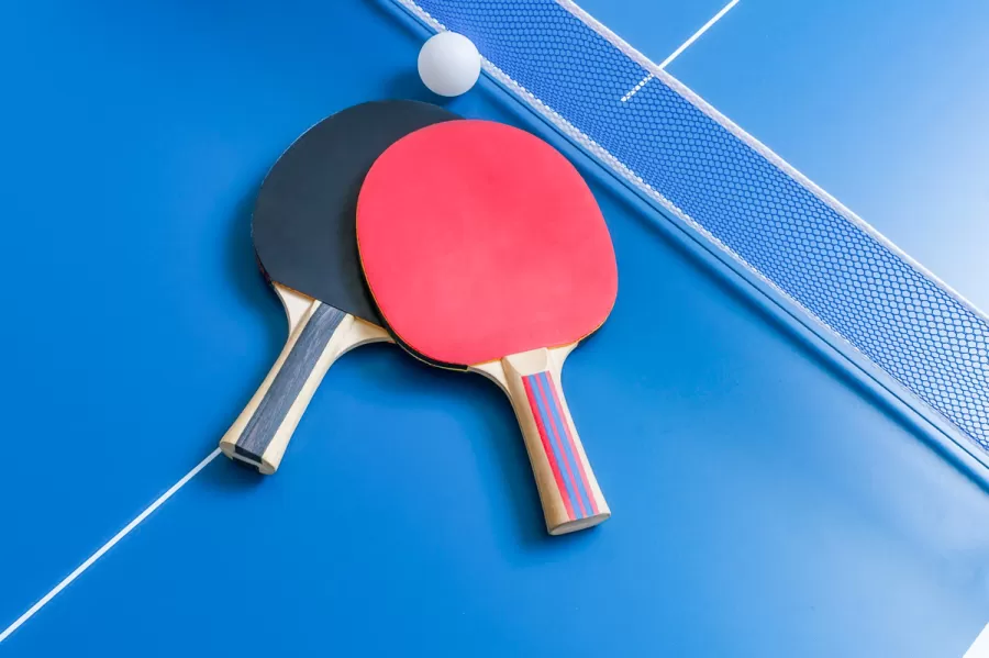 Настольный теннис в санатории (пинг-понг) - фотография